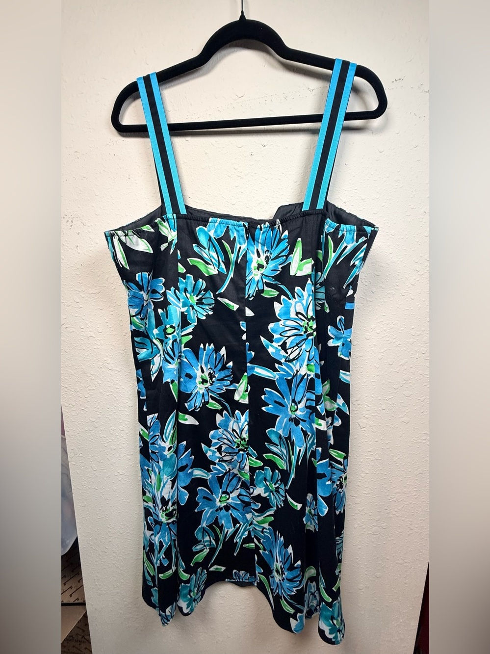 B&K Originals Blue Floral Sundress Sleeveless Y2K Cottagecore Garden Dress - Picture 4 of 11